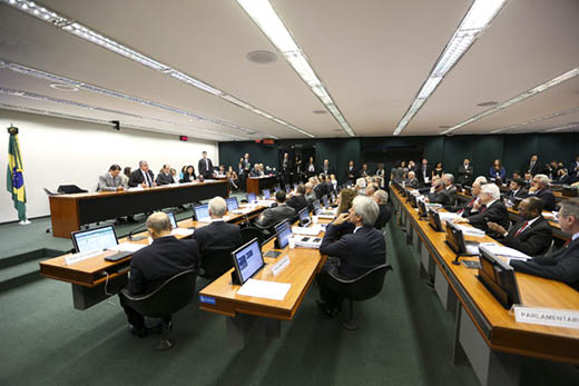 Sessão da comissão especial da reforma da previdência para votação de destaques (Marcelo Camargo/Agência Brasil
