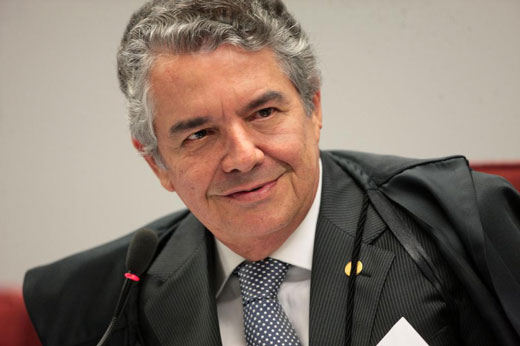 Ministro do STF Marco Aurélio Mello derrubou o afastamento do senador Aécio Neves (PSDB-MG) das funções parlamentares Foto: Carlos Humberto /SCO/STF