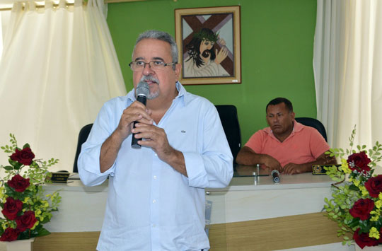 O prefeito dew Queimadas André Andrade | Foto: Notícias de Santaluz