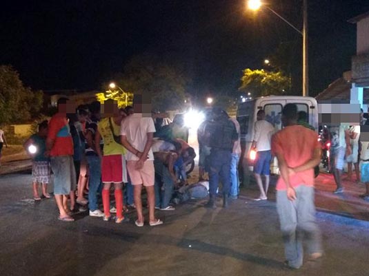 Acidente aconteceu na noite desta sexta-feira (27) | Foto: Leitor do Notícias de Santaluz