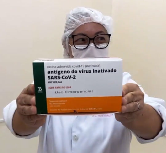 Tucano também recebe primeiro lote de vacina contra a Covid-19 | Foto: Reprodução