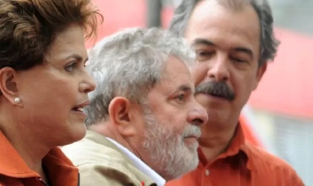 Ex-presidentes Lula, Dilma e ex-ministro Aloizio Mercadante (Casa Civil e Educação) | Foto: Divulgação