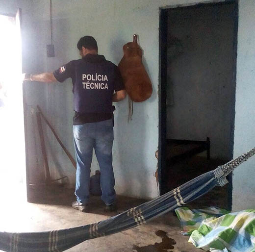 Departamento de Polícia Técnica fez perícia no local do crime | Foto: Divulgação