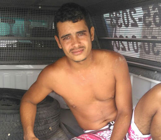 Acusado foi preso após agredir companheira de 19 anos na zona rural de Santaluz | Foto: Notícias de Santaluz