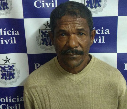 Suspeito de matar homem a golpes de facão é preso no extremo sul da Bahia (Foto: Divulgação/Polícia Civil