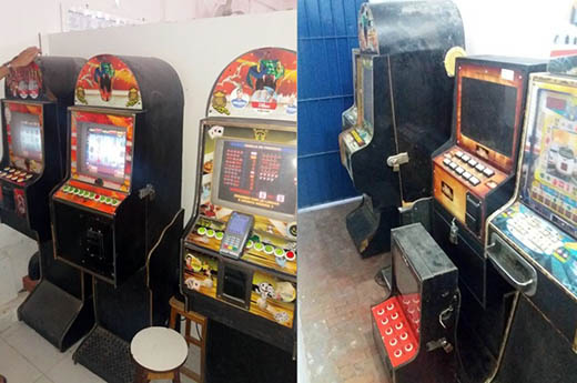 Oito máquinas caça-níqueis foram encontradas em um bar de São Roque (Foto: Divulgação