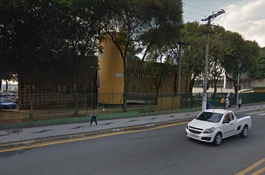 Fórum de Diadema, que foi alvo de assalto no sábado (17) (Foto: Reprodução/Google Street View