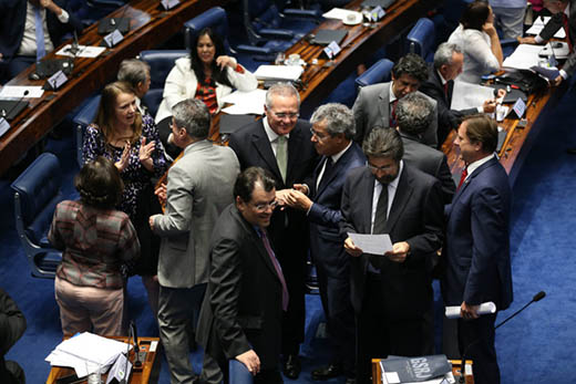 Plenário do Senado aprova, em segundo turno, a proposta de emenda à Constituição (PEC) do fim do foro privilegiado (Fabio Rodrigues Pozzebom/Agência Brasil