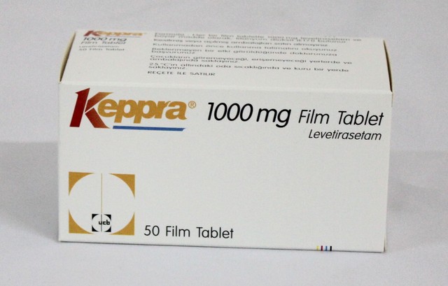 O medicamento Keppra (levetiracetam) usado para o tratamento de convulsões (Foto: Divulgação