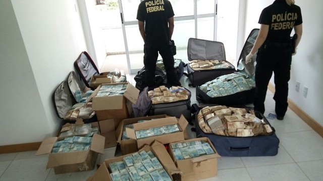 Bunker onde a Polícia Federal encontrou os R$ 51 milhões atribuídos a Geddel (Foto: Divulgação/PF