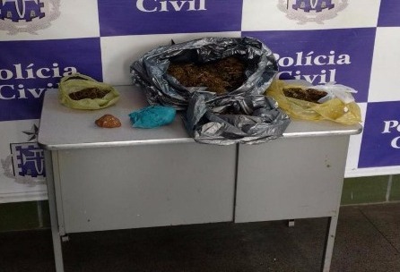 Droga apreendida durante a operação | Foto: Divulgação/Polícia Civil