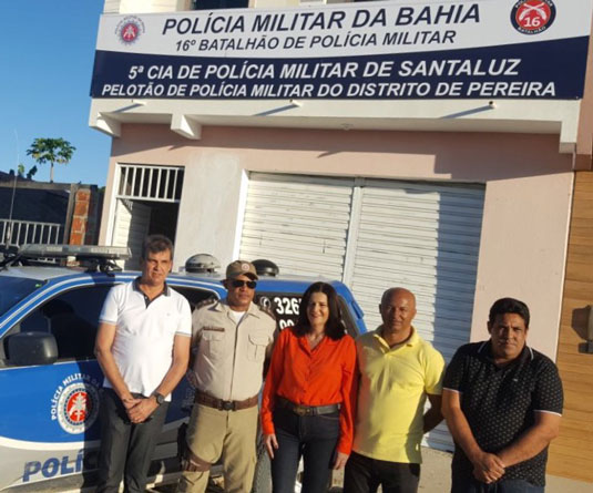 Posto da Polícia Militar foi inaugurado neste sábado no distrito de Pereira | Foto: Ascom PMS
