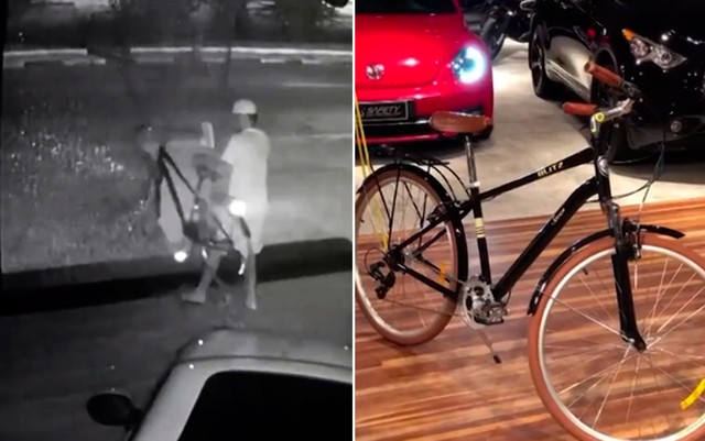Homem roubou bicicleta avaliada em R$ 5 mil (Foto: Reprodução/TV Subaé