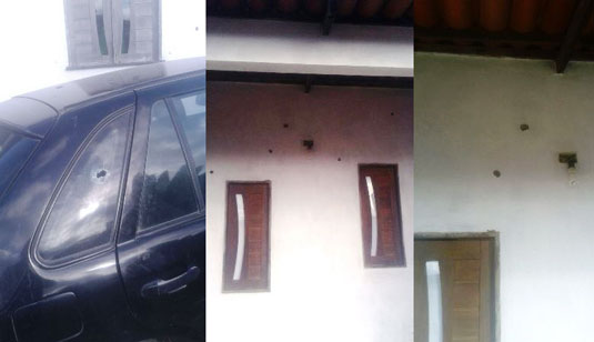 Casa de vereador de Biritinga foi atingida por tiros | Foto: Portal Cleriston Silva/Reprodução