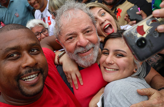 Visita do ex-presidente Lula em Magé, no Rio de janeiro Foto: Ricardo Stuckert