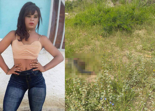 Corpo de travesti foi encontrado na manhã desta segunda-feira, no trecho da BA-120 que liga Valente e Santaluz | Foto: Notícias de Santaluz e Arquivo Pessoal