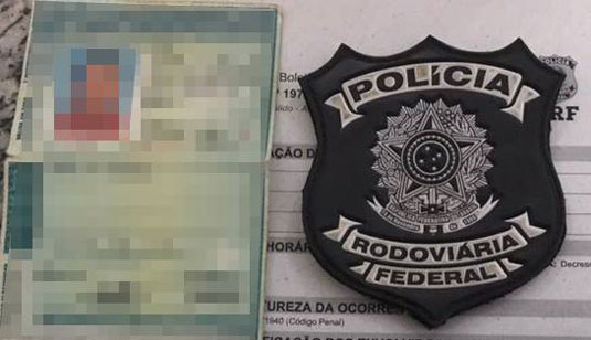 Ex-vereador disse que havia comprado documento falso através de despachante | Foto: Divulgação/PRF