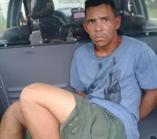 Tiago Amaro das Virgens foi preso por estuprar duas mulheres, em Praia Grande (Foto: Divulgação/Polícia Civil