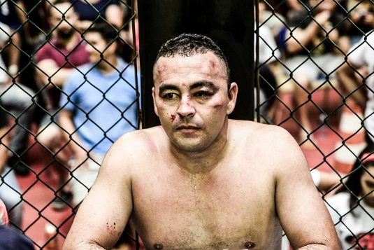 Evandro Capoeira após derrota na edição do Piauí Fight em Piripiri, no Piauí | Foto: Denes Brito
