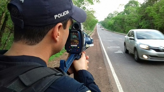 Radar móvel usado em rodovia pela Polícia Rodoviária Federal | Foto: Divulgação/PRF Tocantins