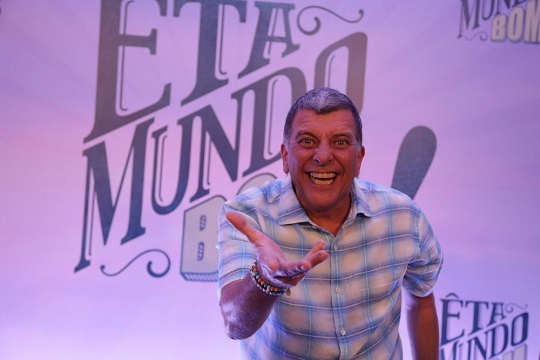 Jorge Fernando no lançamento da novela 'Êta Mundo Bom', de 2016 | Foto: Globo / Paulo Belote