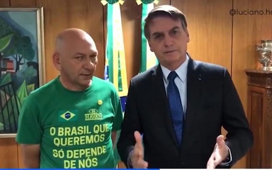 Hang com Bolsonaro | Foto: Reprodução