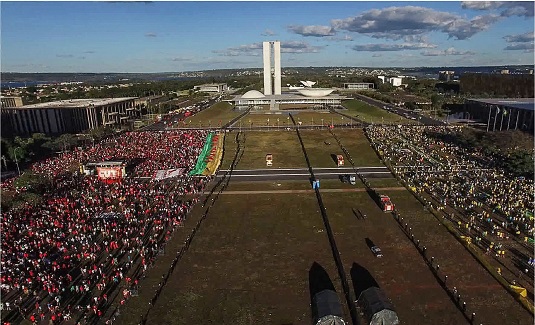 Cena do documentário 'Democracia em Vertigem' | Foto: Divulgação