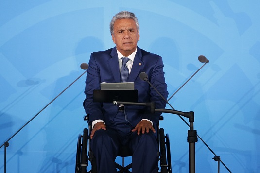 Lenín Moreno, presidente do Equador | Foto: Jason DeCrow/Arquivo/AP Photo