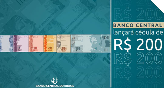 Imagem de apresentação feita pelo Banco Central sobre a nova cédula de R$ 200 — Foto: Reprodução / Banco Central