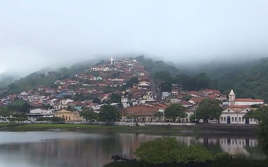 Cidade de Cachoeira, no recôncavo baiano | Foto: Reprodução/TV Bahia