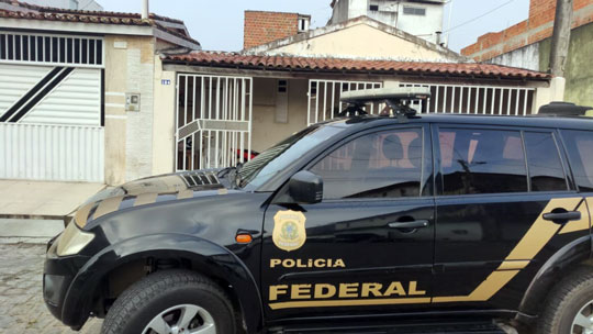 Polícia Federal cumpre mandado de prisão em Conceição do Coité PF durante operação contra tráfico internacional de drogas | Foto: Divulgação/PF