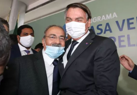 Chico Rodrigues e Jair Bolsonaro | Foto: Reprodução/Twitter