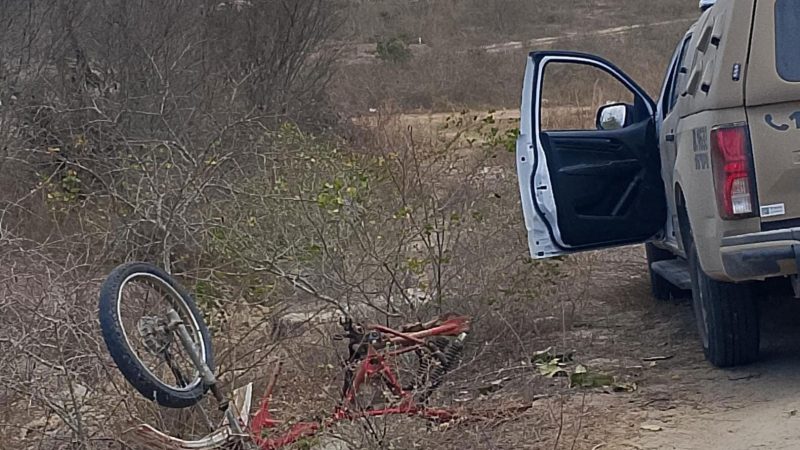 Moto com placa de Coité pintada à mão é achada desmontada em Santaluz
