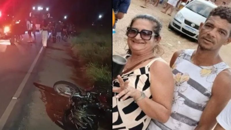 Mulher natural de Valente e companheiro morrem em acidente na BA-084, entre Irará e Coração de Maria