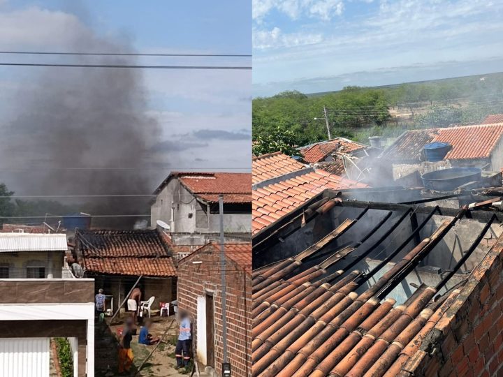 Homem em surto psicótico ateia fogo em sofá e parte da casa é destruída em Santaluz