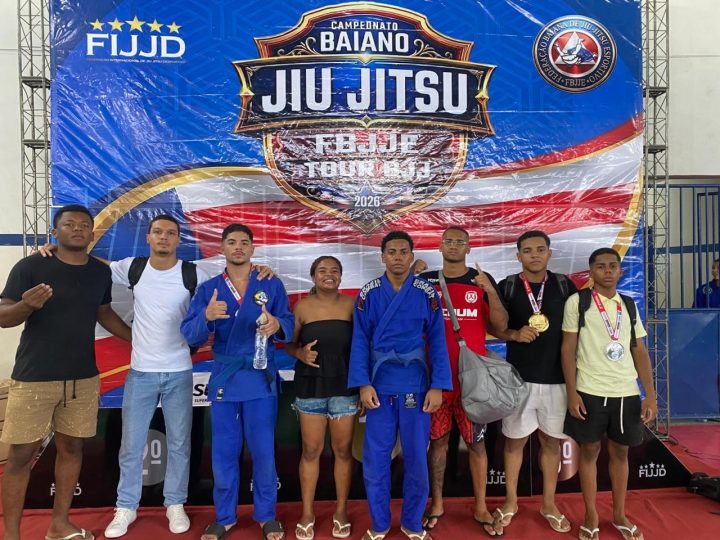 Equipe de Santaluz garante ouro, três pratas e bronze em campeonato baiano de jiu-jitsu