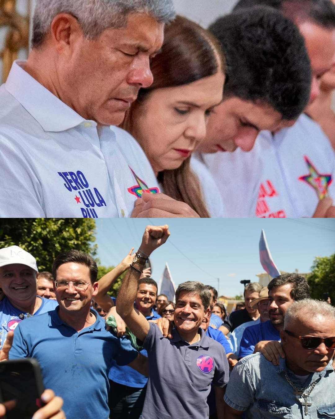 Jerônimo inicia campanha na capital e ACM Neto no interior da Bahia
